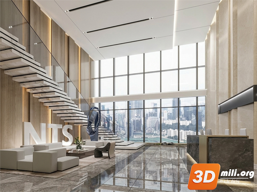 Lobby front desk Skp Files 